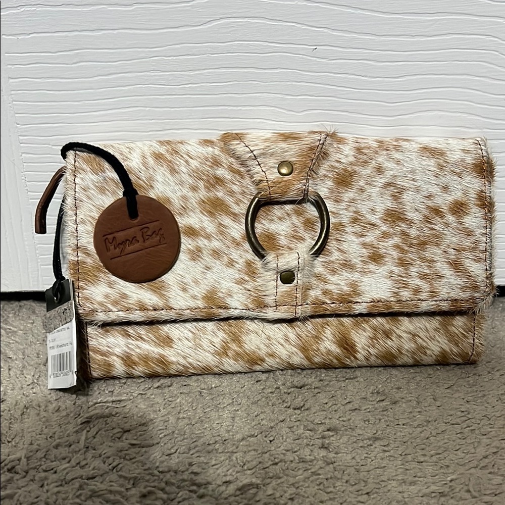 NWT Cowhide Wallet/Clutch